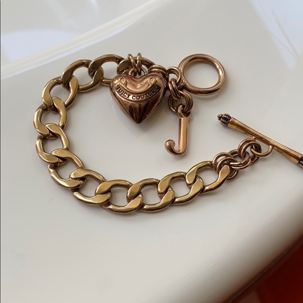 Juicy Couture rose gold chain bracelet ✨
